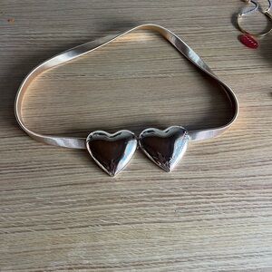 Silver Heart Belt